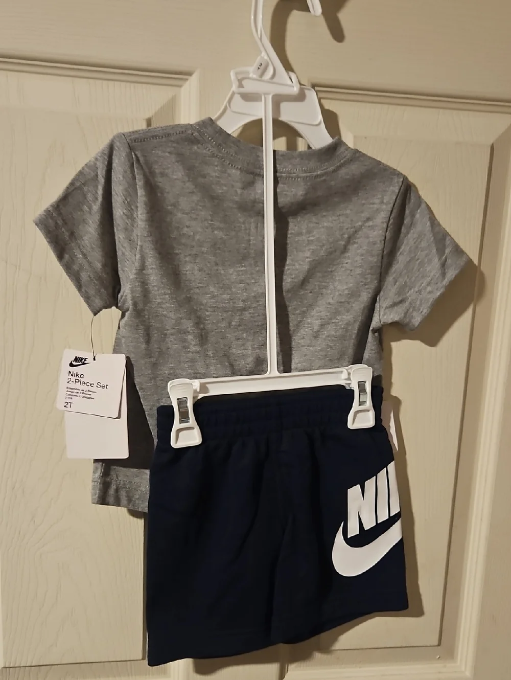 NIKE Toddler Two Piece Set: Gray/Navy: New With Tags: Size 2T
